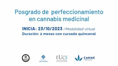 La UNSJ, EUCS y CANME S.E. darán un Posgrado de Perfeccionamiento en Cannabis Medicinal 
